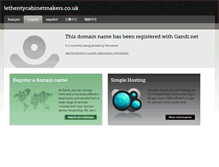Tablet Screenshot of lethentycabinetmakers.co.uk